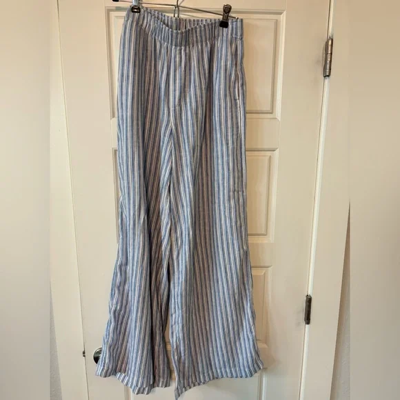 AE Weekend Vibes Linen-Blend Pull-On Pant NWOT - Picture 2 of 4